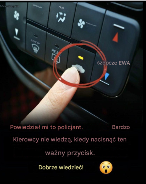 Przycisk na desce rozdzielczej, który ignoruje większość kierowców — i dlaczego jest tak ważny