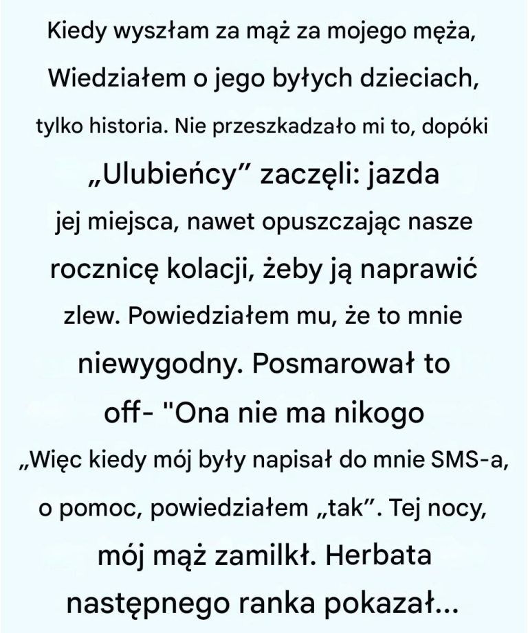 Mój mąż wyszedł z domu w rocznicę ślubu z powodu swojej byłej żony – nie spodziewał się mojej reakcji