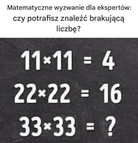 Matematyczne wyzwanie dla ekspertów: czy potrafisz znaleźć brakującą liczbę?