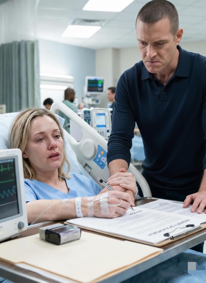 Mój mąż, leżąc w szpitalnym łóżku, przy syczących rurkach, chwycił mnie za rękę i wyszeptał: „Sprzedaj dom… albo nie przeżyjesz”.