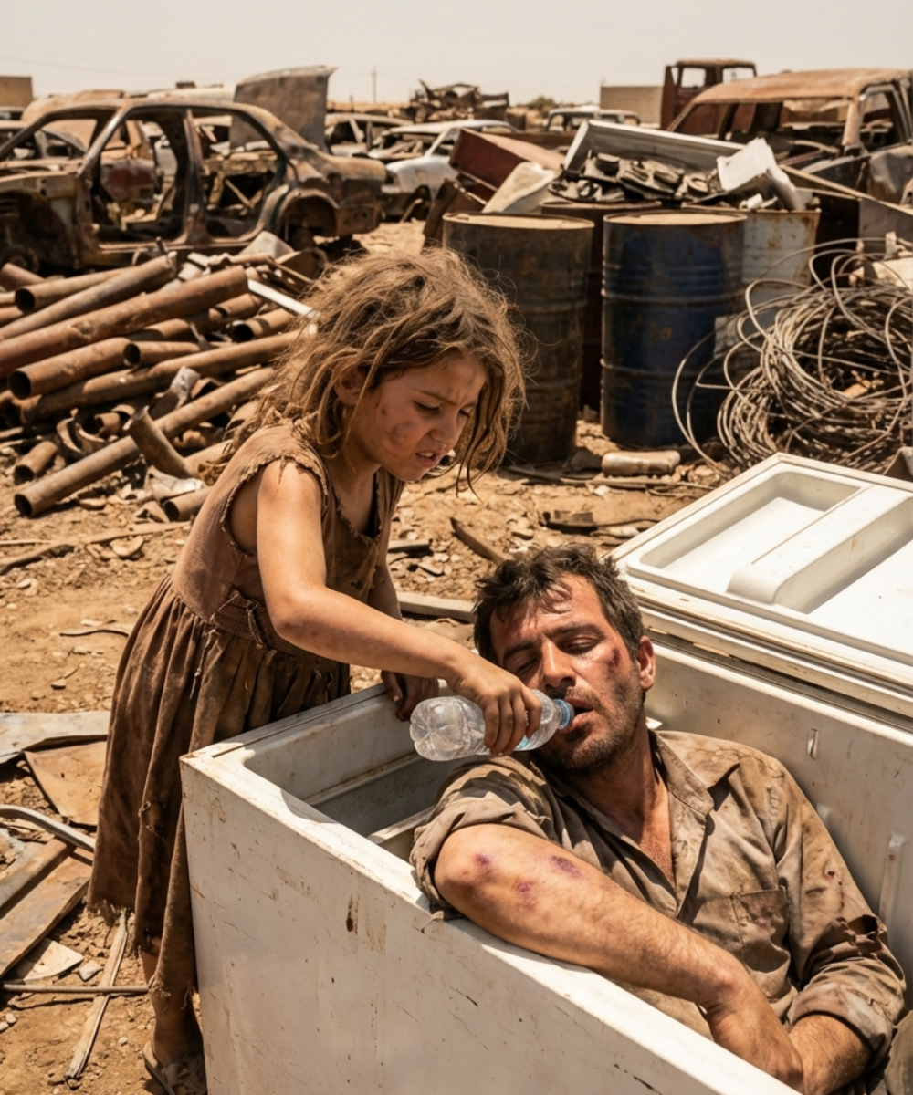 Na wysypisku śmieci biedna dziewczyna znalazła milionera w niebezpieczeństwie i uratowała go