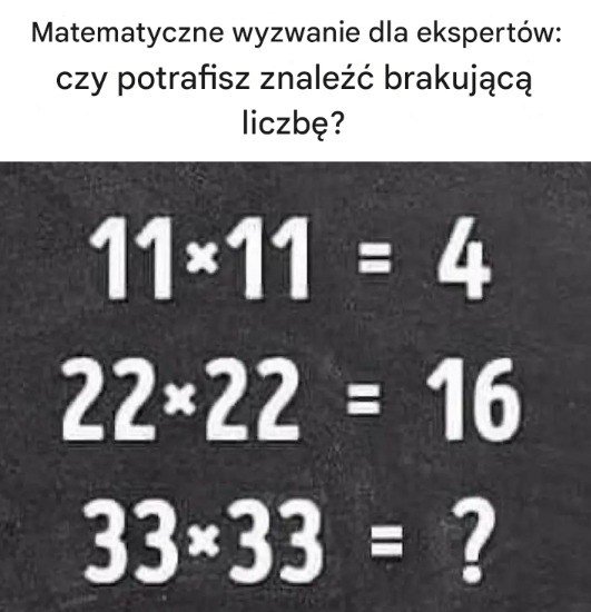 Matematyczne wyzwanie dla ekspertów: czy potrafisz znaleźć brakującą liczbę?