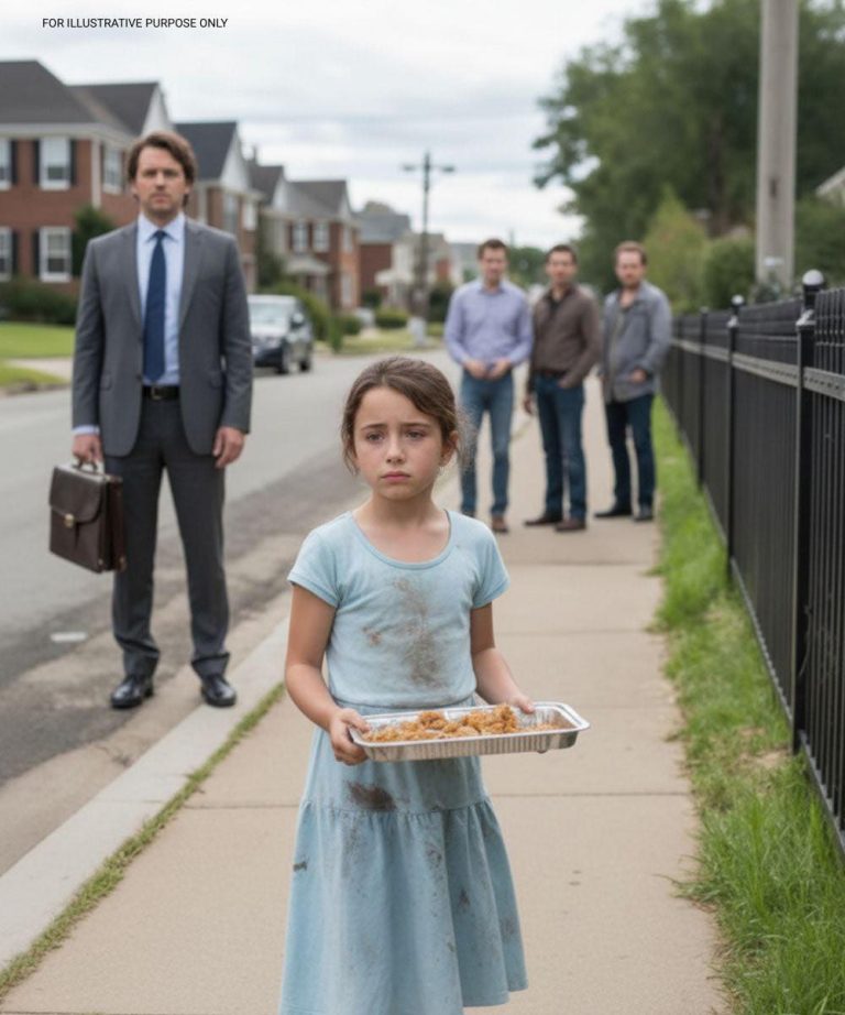 Milioner przybywa niespodziewanie i widzi, jak jego córka prosi sąsiadów o resztki jedzenia.