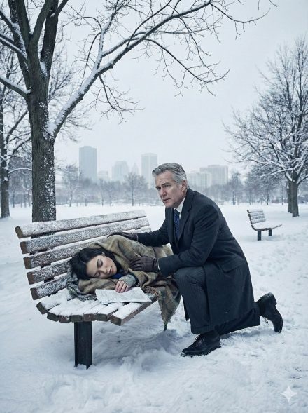 Zwolnił ją za pięć minut spóźnienia – ale kiedy znalazł ją śpiącą na ulicy z długiem szpitalnym swojej matki, wszystko się zmieniło