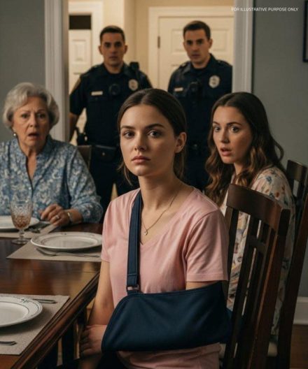 Na rodzinnym obiedzie siedziałem ze złamaną ręką, ledwo mogąc jeść. Moja teściowa uśmiechnęła się z politowaniem: „Mój syn w końcu dał jej nauczkę”. Jego siostra wtrąciła: „Naprawdę myślała, że ​​tu rządzi”. Nie sprzeciwiałem się. Po prostu się uśmiechnąłem. Trzydzieści minut później zadzwonił dzwonek do drzwi i kiedy otworzył, w końcu odkrył, kto naprawdę rządzi w tym domu…