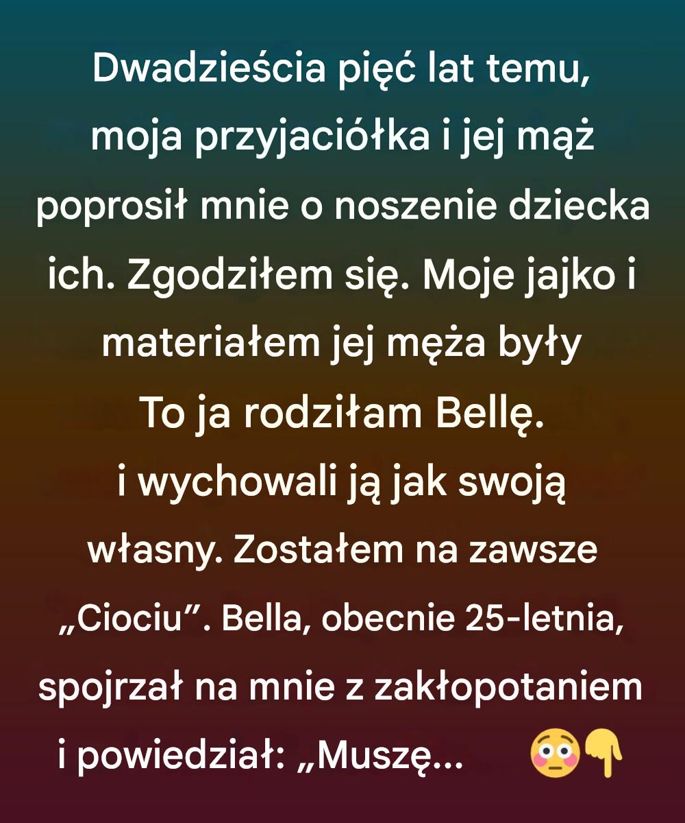 Przez 25 lat nazywała mnie „ciocią” – aż prawda wyszła na jaw