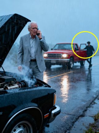 Samotny ojciec pomógł starszemu mężczyźnie spacerującemu samotnie w deszczu — a następnego dnia ten sam mężczyzna pomógł mu uratować pracę.