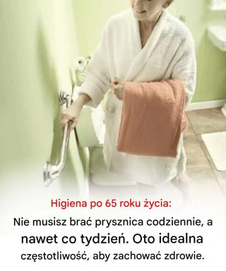 Dlaczego codzienne prysznice po 65. roku życia mogą wyrządzić więcej szkody niż pożytku