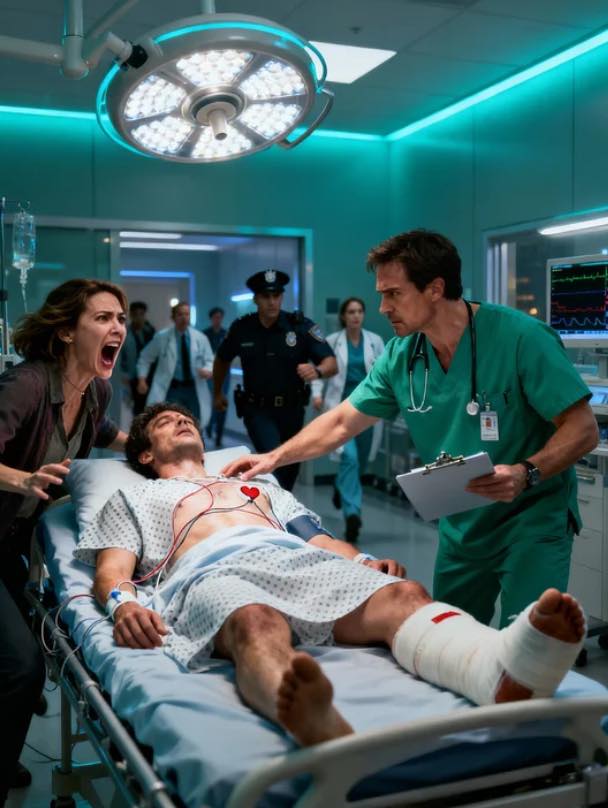 Poszłam do szpitala, żeby zająć się mężem, który miał złamaną kość, i kiedy spał, pielęgniarka oddziałowa włożyła mi do ręki karteczkę z napisem: „Nie wracaj. Sprawdź kamerę”.