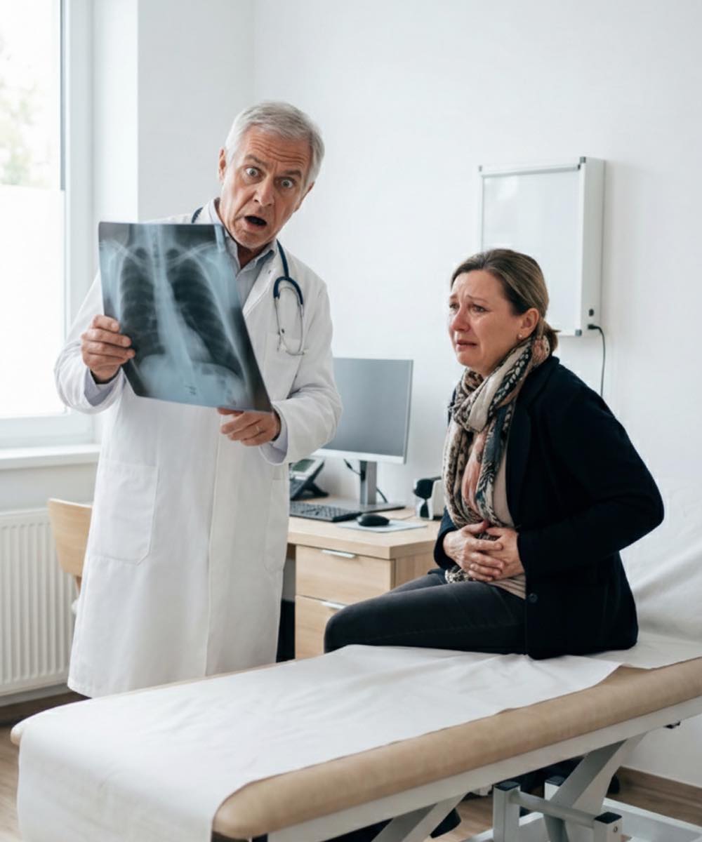 Przez prawie pięć lat kobieta budziła się z silnym bólem brzucha, ale mąż zabraniał jej wizyty u lekarza: „Nie wymyślaj sobie, weź jakieś tabletki”.