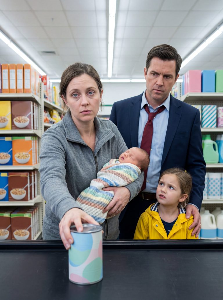 Miliarder obserwował samotną matkę oddającą mleko modyfikowane swojemu dziecku przy kasie — jego następne działania sprawiły, że cały sklep zamilkł, a życie obojga na zawsze się odmieniło