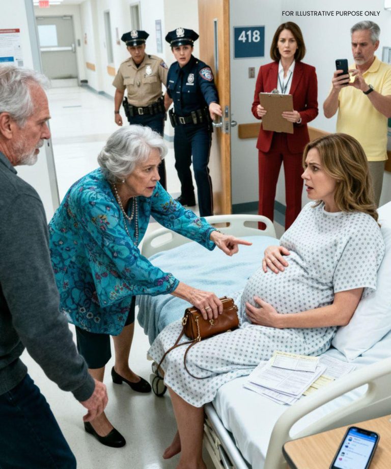 Mama wparowała do mojego pokoju w szpitalu, żądając 25 000 dolarów, które zaoszczędziłam na operację dziecka, żeby sfinansować ślub mojej siostry. Kiedy odmówiłam, uderzyła mnie w brzuch – wody odeszły mi natychmiast. Gdy wciąż domagali się pieniędzy, drzwi się otworzyły.