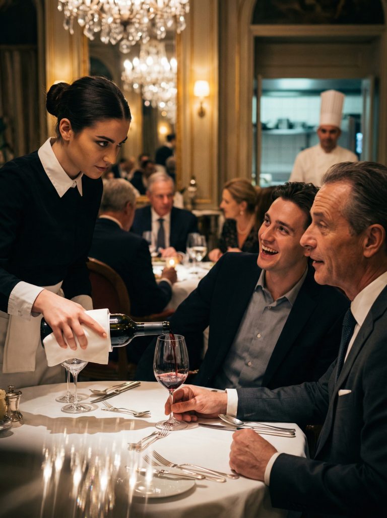 Zamówił po niemiecku tylko po to, by upokorzyć kelnerkę, śmiejąc się, że „dziewczyny takie jak ona” nigdy nie zrozumieją prawdziwego wykształcenia. Iris Novák tylko się uśmiechnęła i bezbłędnie nalała mu wina – bo mówi siedmioma językami i rozumiała każdą obelgę, w tym plan likwidacji „nieopłacalnej” opieki szpitalnej, która utrzymuje jej babcię przy życiu. Kiedy groził jej po niemiecku, odpowiedziała płynnie, uciszając wszystkich przy stole. Tej nocy babcia otworzyła stary folder z ukrytymi powiązaniami z jego rodziną – i Iris zrozumiała, że ​​jeden język nie tylko zdemaskuje milionera… ale i odkryje prawdę o jej matce.