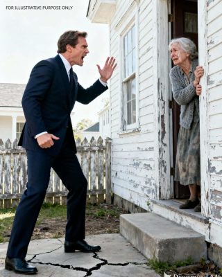 Magnat rynku nieruchomości, który wtargnął do starego domu kobiety i zażądał, by go opuściła – ale gdy zobaczył zdjęcie i wyszeptał: „To nie może być prawda…”, odkrył prawdę, której się nie spodziewał