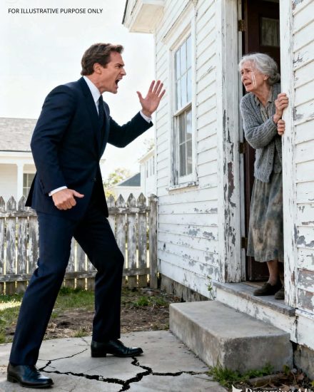 Magnat rynku nieruchomości, który wtargnął do starego domu kobiety i zażądał, by go opuściła – ale gdy zobaczył zdjęcie i wyszeptał: „To nie może być prawda…”, odkrył prawdę, której się nie spodziewał