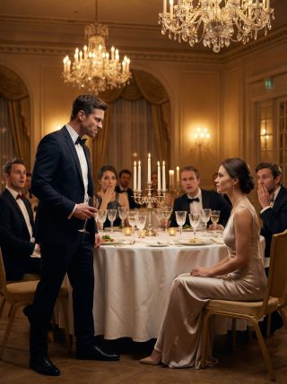 Kiedy odmówiłam zapłaty w tej luksusowej restauracji, spojrzał na mnie jak na obcego, a jego matka uśmiechnęła się z zadowoleniem. Nagle chlusnął na mnie drinkiem i powiedział: „Zapłać albo to się skończy”. Cisza przecięła mnie głęboko, czułam palący ból w piersi. Powoli otarłam się, spojrzałam mu w oczy i odpowiedziałam: „Dobrze”. Bo to, co zrobiłam potem, odebrało im mowę i pozbawiło ich możliwości wyjścia.