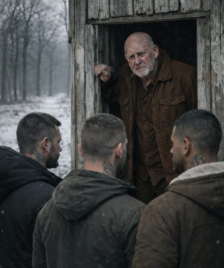 Trzech chuliganów zapukało do drzwi samotnego starca, przekonanych, że mają przed sobą łatwy łup. Nie mieli jednak pojęcia, kto naprawdę kryje się za drzwiami i jak skończy się dla nich ta wizyta.