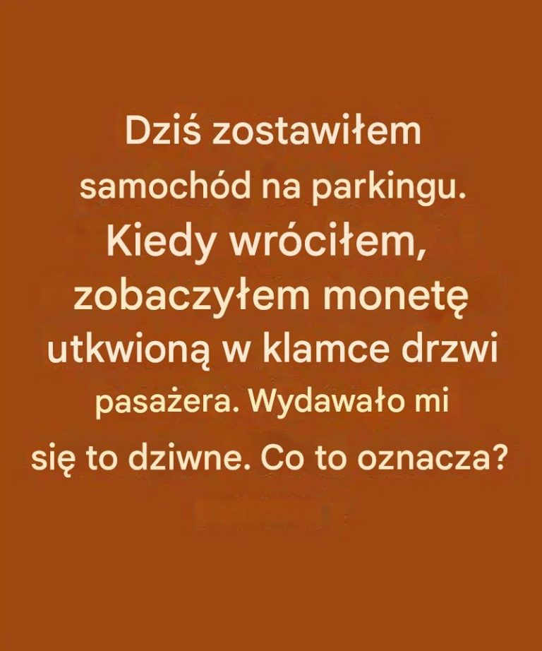 Psychologia zauważania dziwnych szczegółów w samochodzie