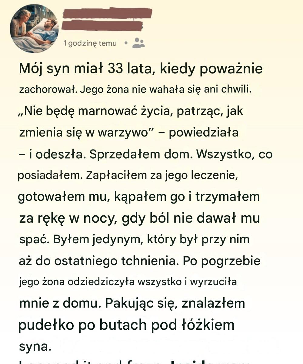 Odeszła, gdy mój syn umierał — sekret, który zostawił, zmienił wszystko