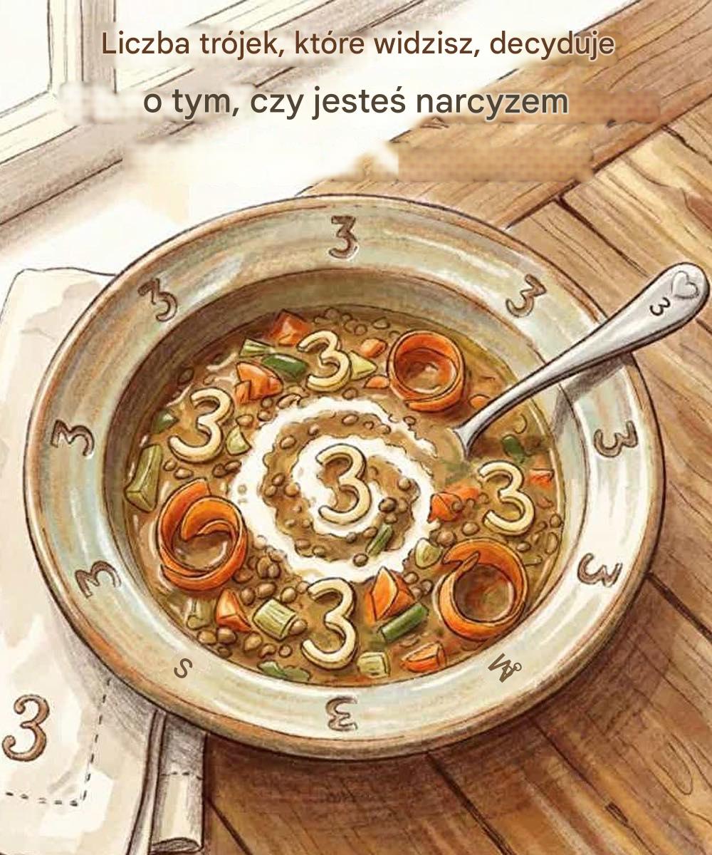 Liczba Trójek, którą widzisz, decyduje, czy jesteś narcyzem