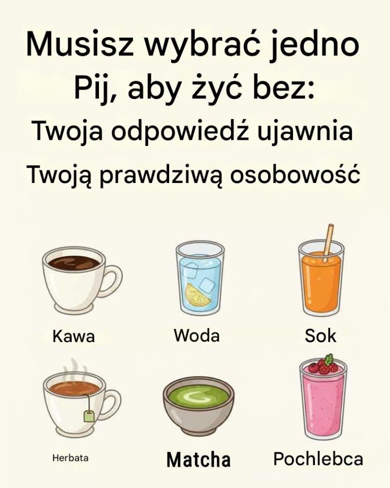 Musisz wybrać jeden napój, bez którego możesz żyć: Twoja odpowiedź ujawni Twoją prawdziwą osobowość