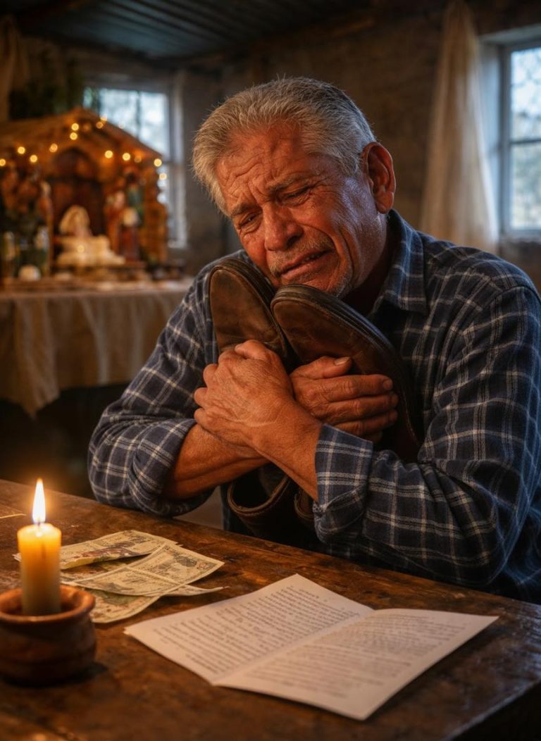 Córka, która wyszła za mąż daleko, wysłała ojcu parę butów… ale on nosił rozmiar 40, a ona wysłała mu rozmiar 43. Prawda ukryta w tych butach doprowadziła go do płaczu.