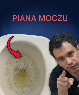 Ryzyko wystąpienia piany w moczu.