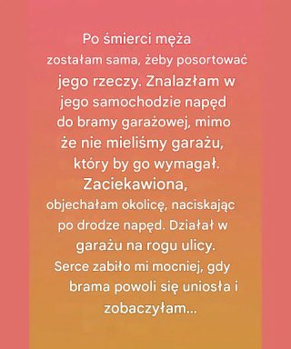 Tajemniczy otwieracz garażu zaprowadził mnie do jego cichej dobroci