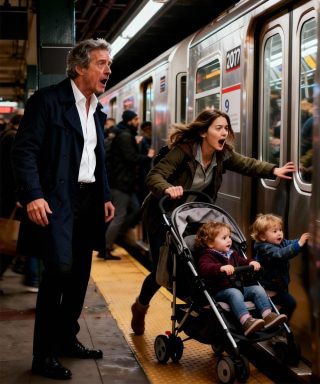 „Mój ojciec znalazł mnie w metrze z moimi dziećmi i odkrył, że mój mąż odebrał mi wszystko… tego dnia przestał milczeć”.