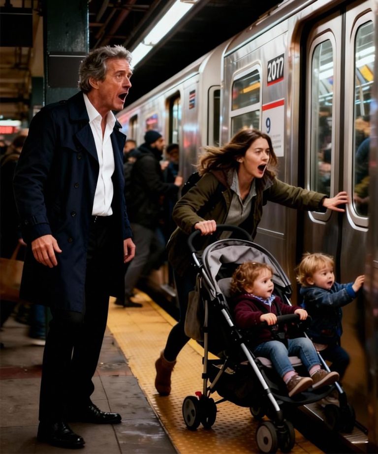 „Mój ojciec znalazł mnie w metrze z moimi dziećmi i odkrył, że mój mąż odebrał mi wszystko… tego dnia przestał milczeć”.