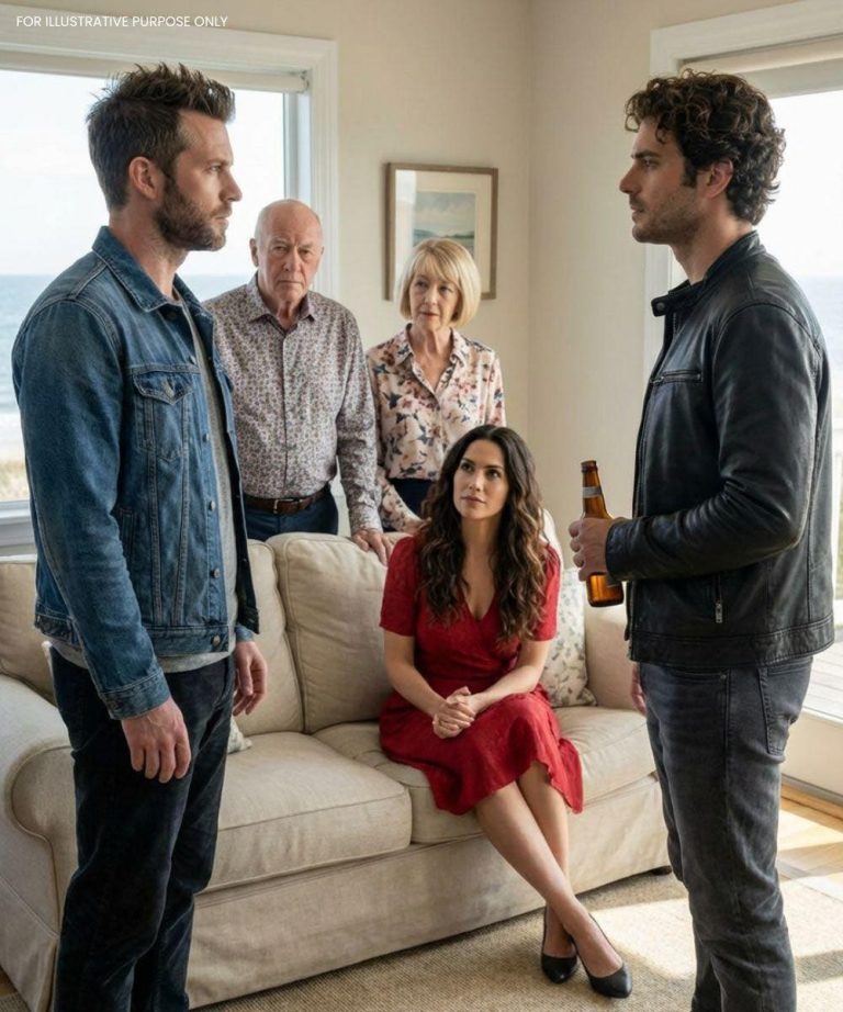 Kupiłem rodzicom dom na plaży za 425 tysięcy dolarów na rocznicę. Kiedy przyjechałem, mama płakała, tata się trząsł – rodzina mojej siostry już się wprowadziła. Jej mąż krzyknął: „Mój dom, wynoś się!”. Moja siostra śmiała się… dopóki nie wszedłem do środka.