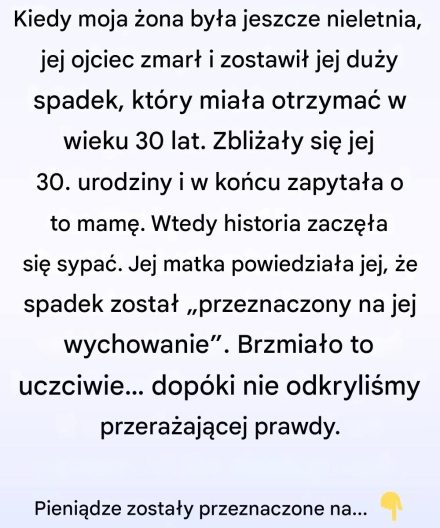 Mówiła, że ​​nie ma już żadnego spadku — dopóki nie dowiedzieliśmy się, co zrobiła