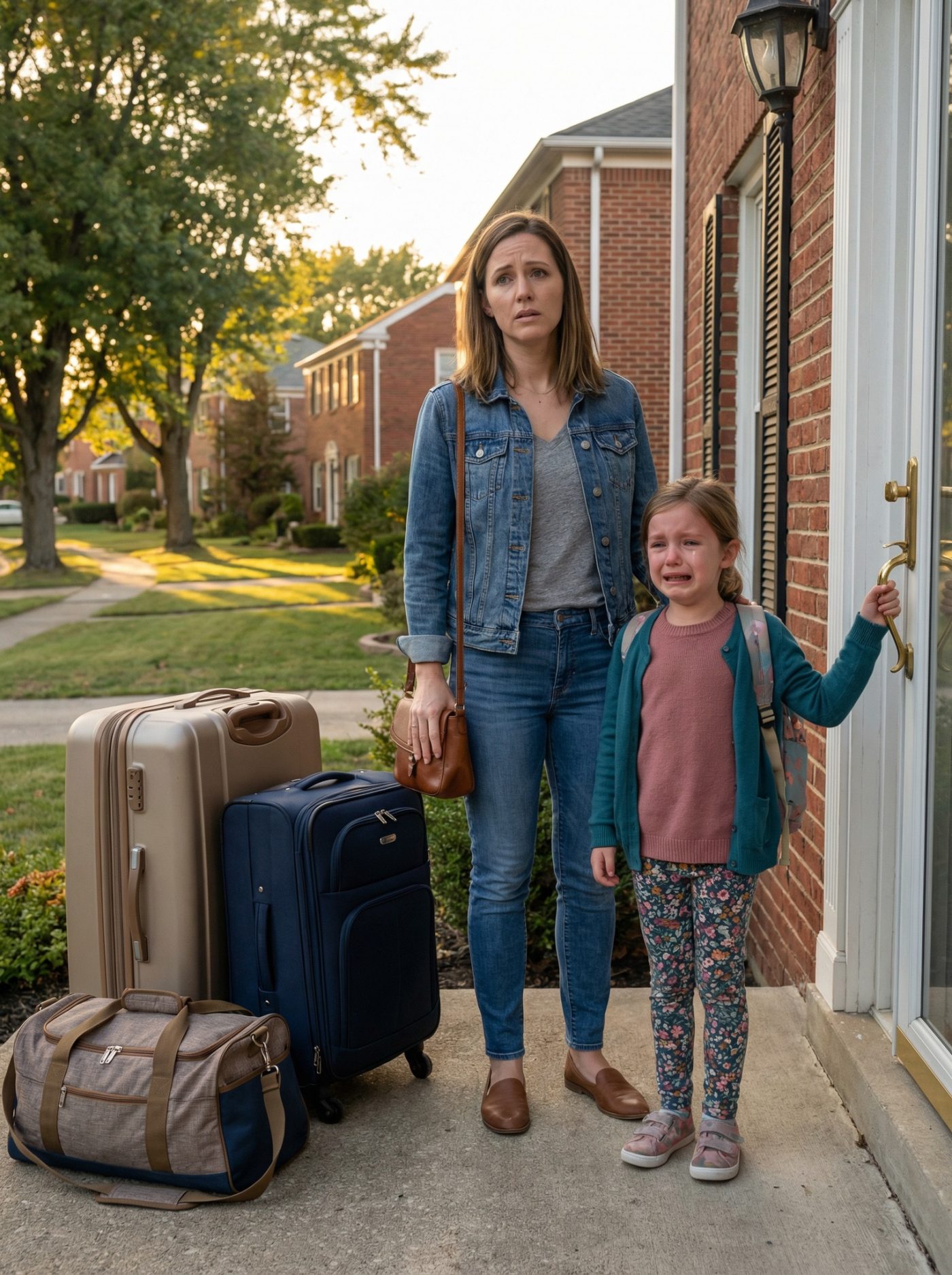 Mój mąż właśnie wyjechał w podróż służbową, gdy moja sześcioletnia córka szepnęła: „Mamo… Musimy uciekać. Natychmiast”. — A to, co później odkryła policja, ujawniło starannie zaplanowany plan, którego nikt nigdy nie odkrył.