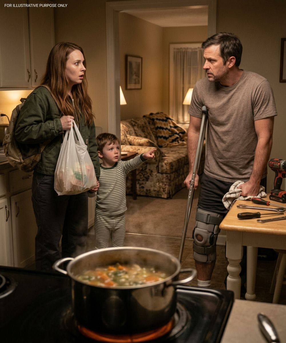 Przygarnąłem na jedną noc bezdomnego mężczyznę z ortezą na nogę, bo mój syn nie mógł przestać się na niego gapić na mrozie. Następnego ranka wyszedłem do pracy, spodziewając się, że do wieczora go nie będzie.